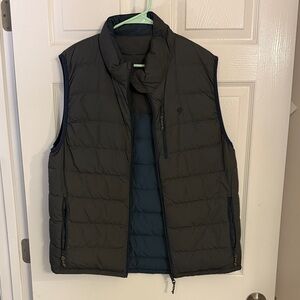 Men's Charcoal Puffer Vest